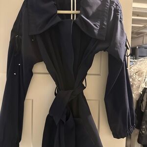 Elegant Navy Women's Jacket by St John